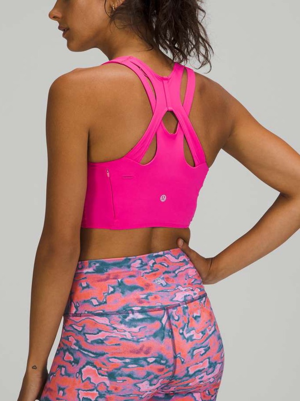 Lululemon Stash It Bra *Medium Support, B/C Cup Sonic Pink $68 Retail